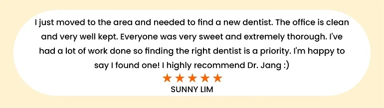 Testimonial for dentist