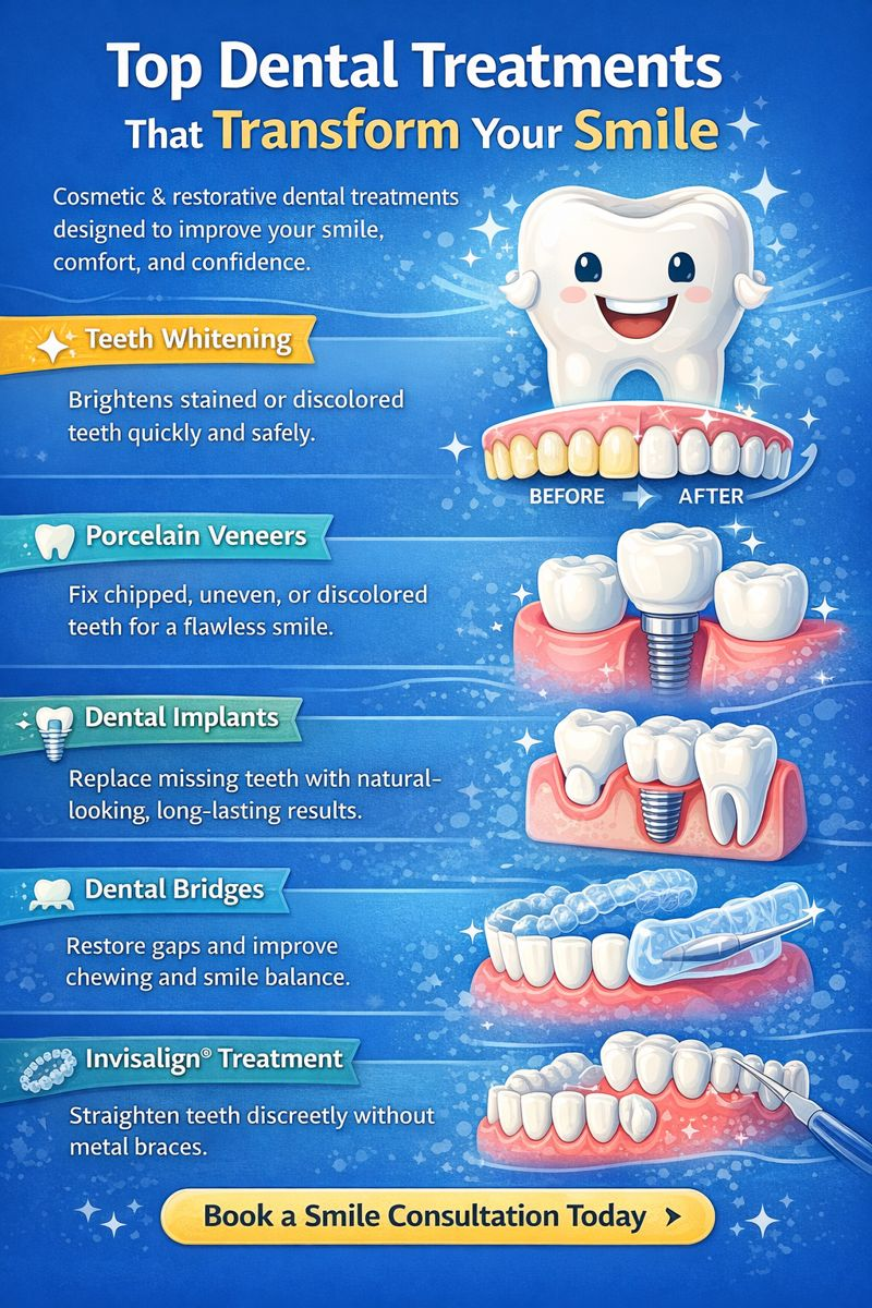 Dental Treatments That Transform Your Smile